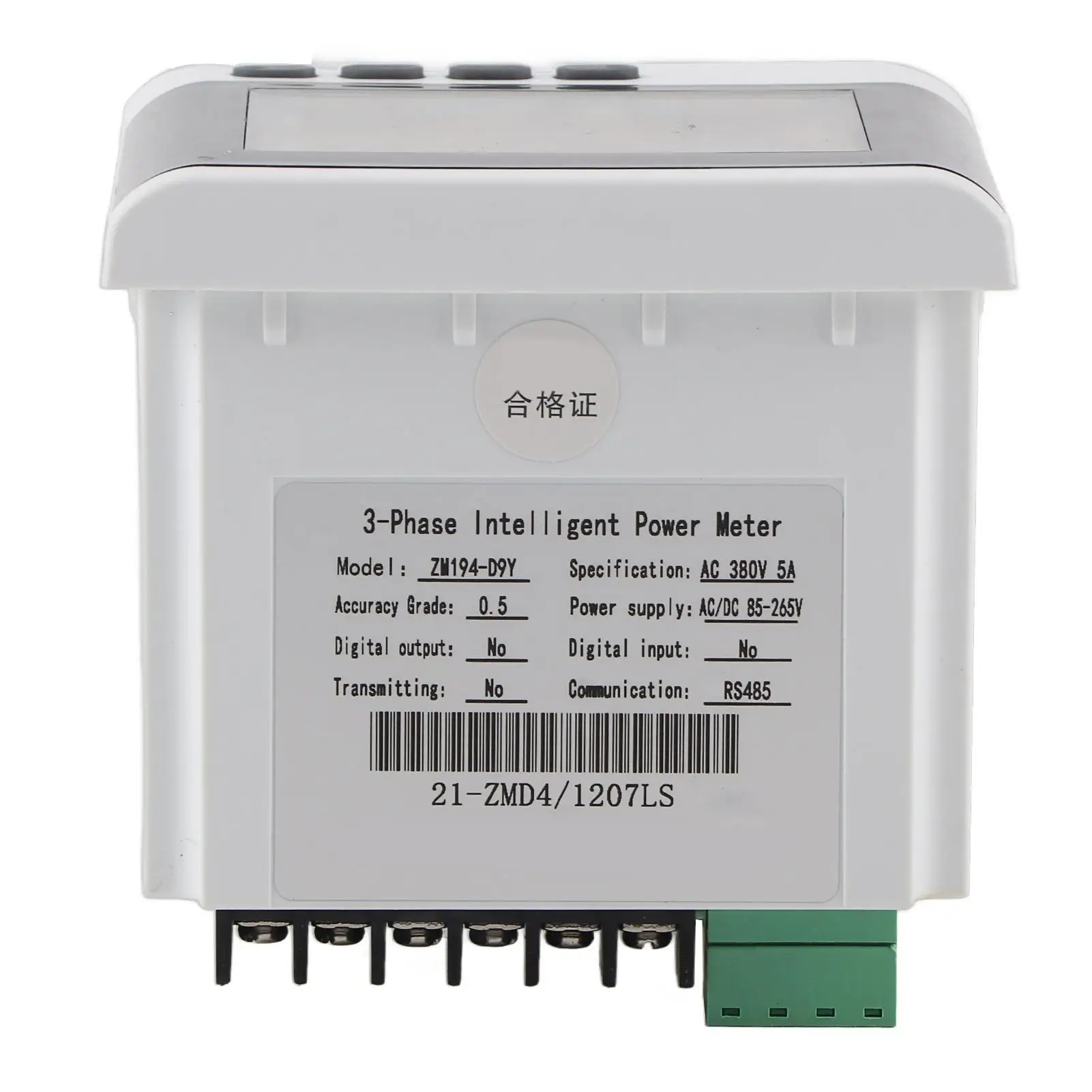 Programmable Three-Phase Digital Electric Meter with LED Display - Multi-Function Ammeter & Voltmeter