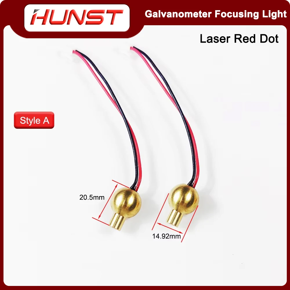 HUNST Laser Marking Machine Focusing light for SG7110 RC1001 RC7110 Laser Galvanometer Scanner 650nm Red Dot Accessories