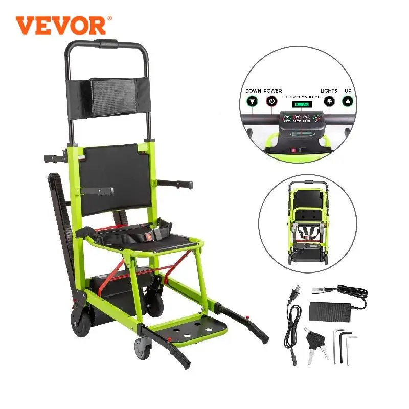 VEVOR Electric Wheelchair for Climbing Stairs Stairlift Chair Lift Up And Down Electric Climbing Stair Wheelchair For Disabled