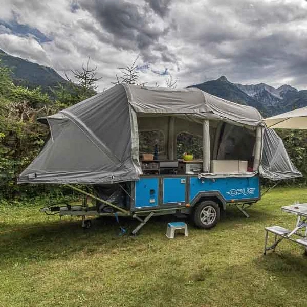 

Folding Portable Camping 3-4 Person Inflatable Camper Trailer Tent( Trailer Not Included)