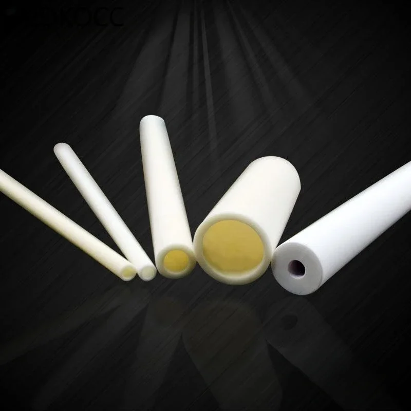 20mm to 40mm Alumina ceramic tube Hollow insulating rod pipe Thermocouple protection tube 100mm 300mm length customize