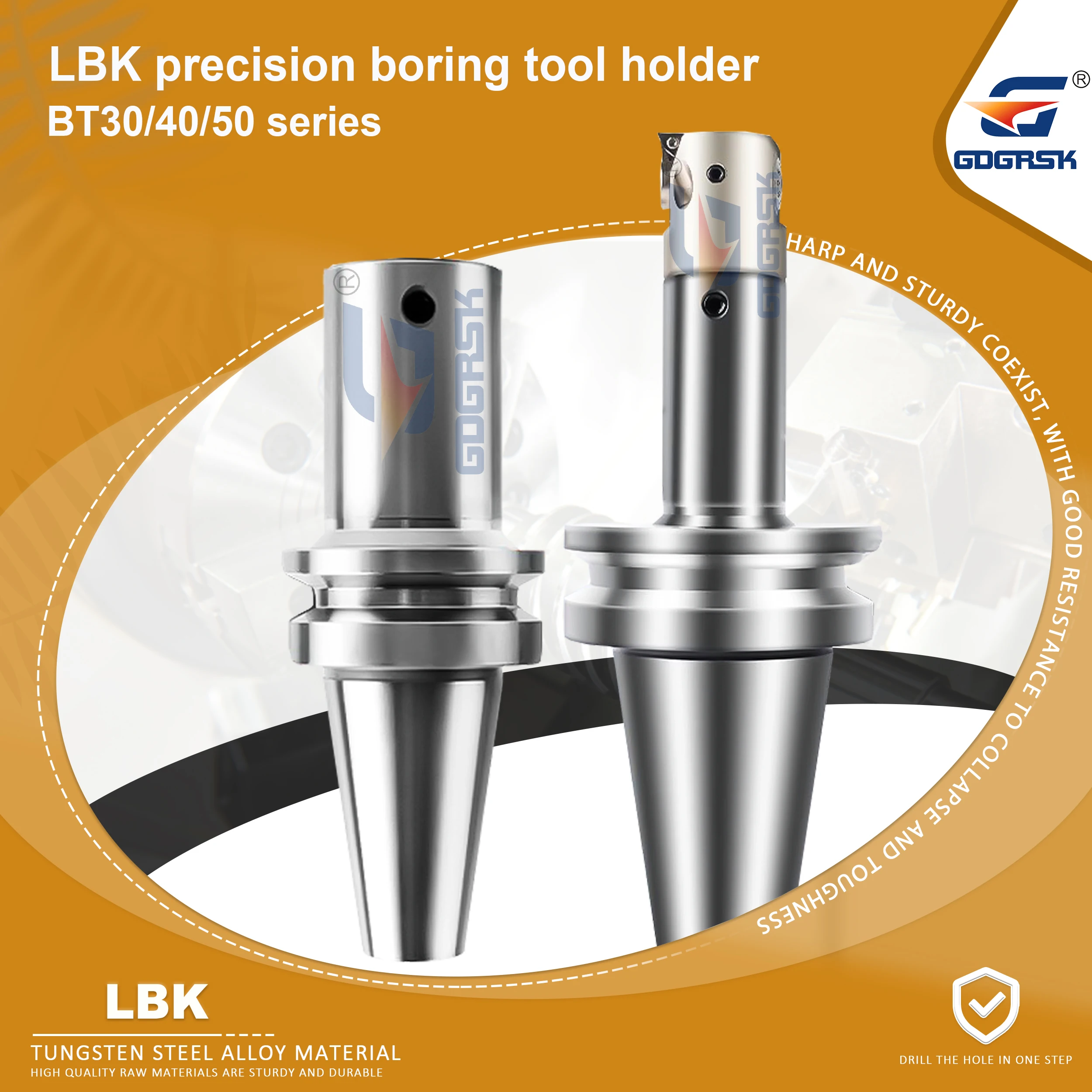 

Boring Tool Handle Machining Center BT30-LBK1-70L BT40-LBK2-175L Precision Boring Head Tool Handle BT40/30/50 Boring Tool Bar