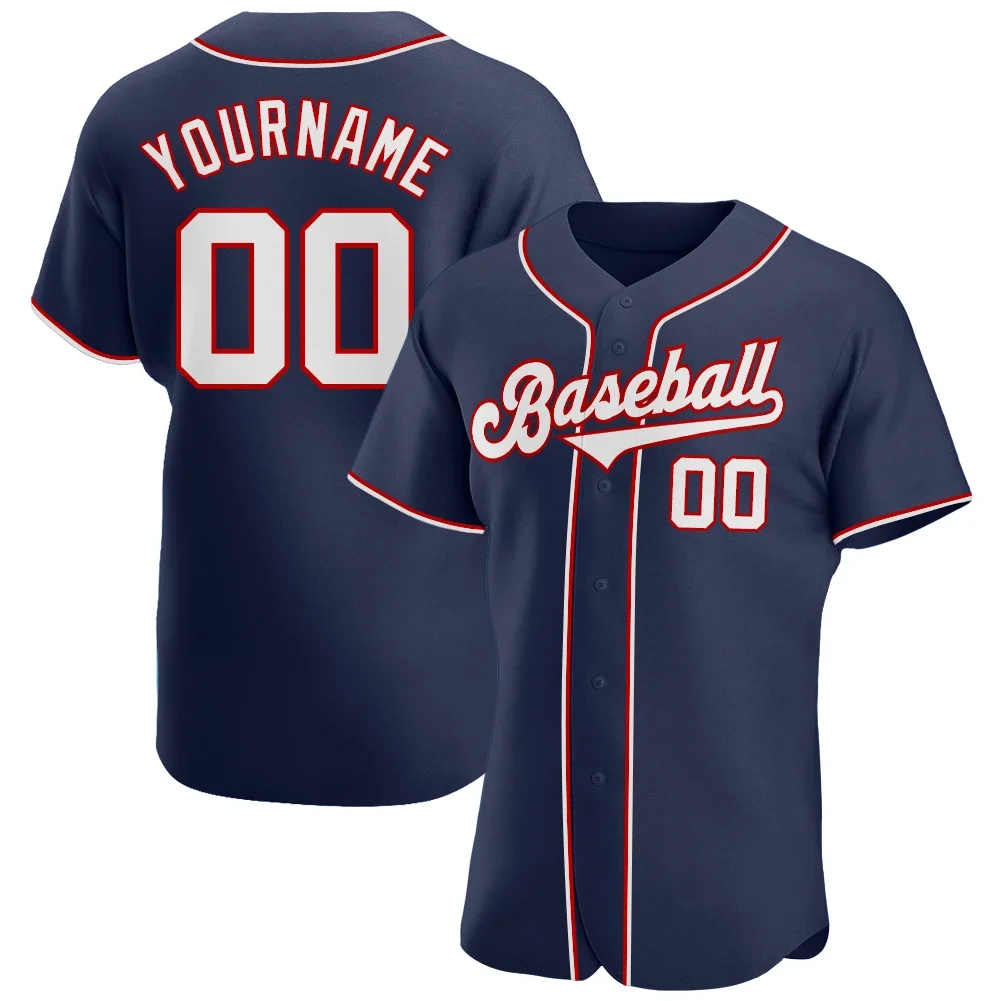 Custom Baseball Jersey Printing Team Name and Number Breathable Soft Mesh Softball Shirt Adult Children Outdoor Sportswear Men