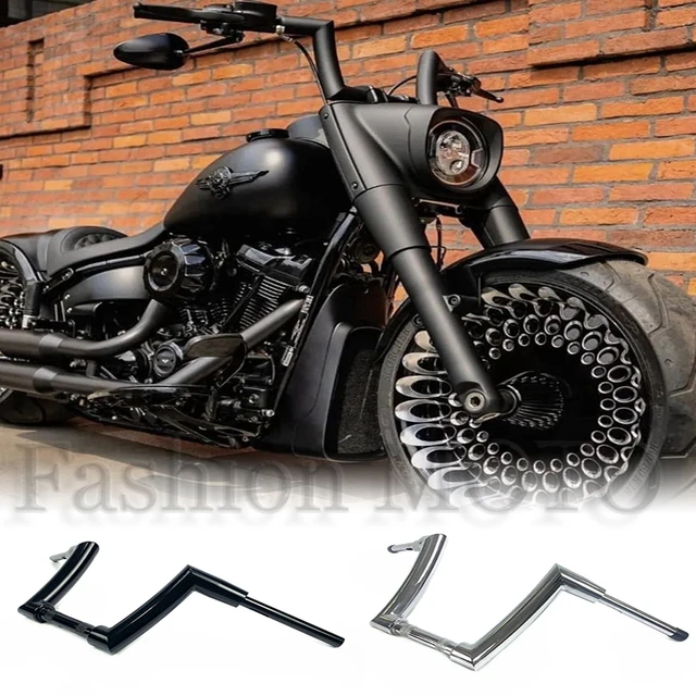 Motorcycle 51mm 2 inch to 1 1 4 inch custom handlebars 10 12 14 16 Rise for Harley Fat boy 2007 2023 Breakout 2008 2023 AliExpress
