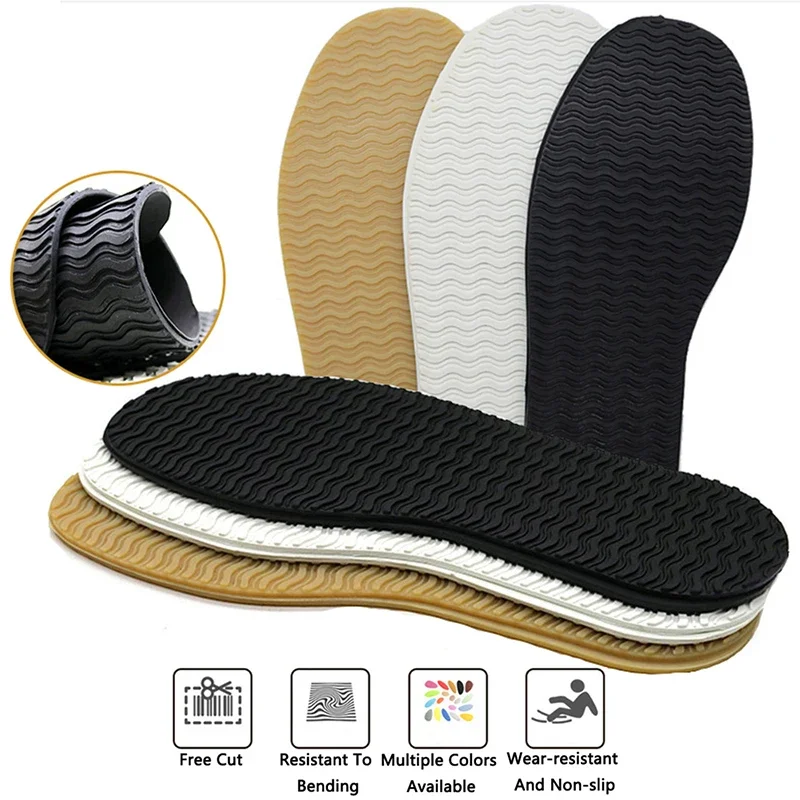 Solas De Borracha Para Sapatos, Solas Completas, Solas, Palmilhas, Anti Slip, Aderência De Chão, Único Protetor, Reparação Da Sneaker, Sapato Do Trabalhador, Almofadas Auto-adesivas