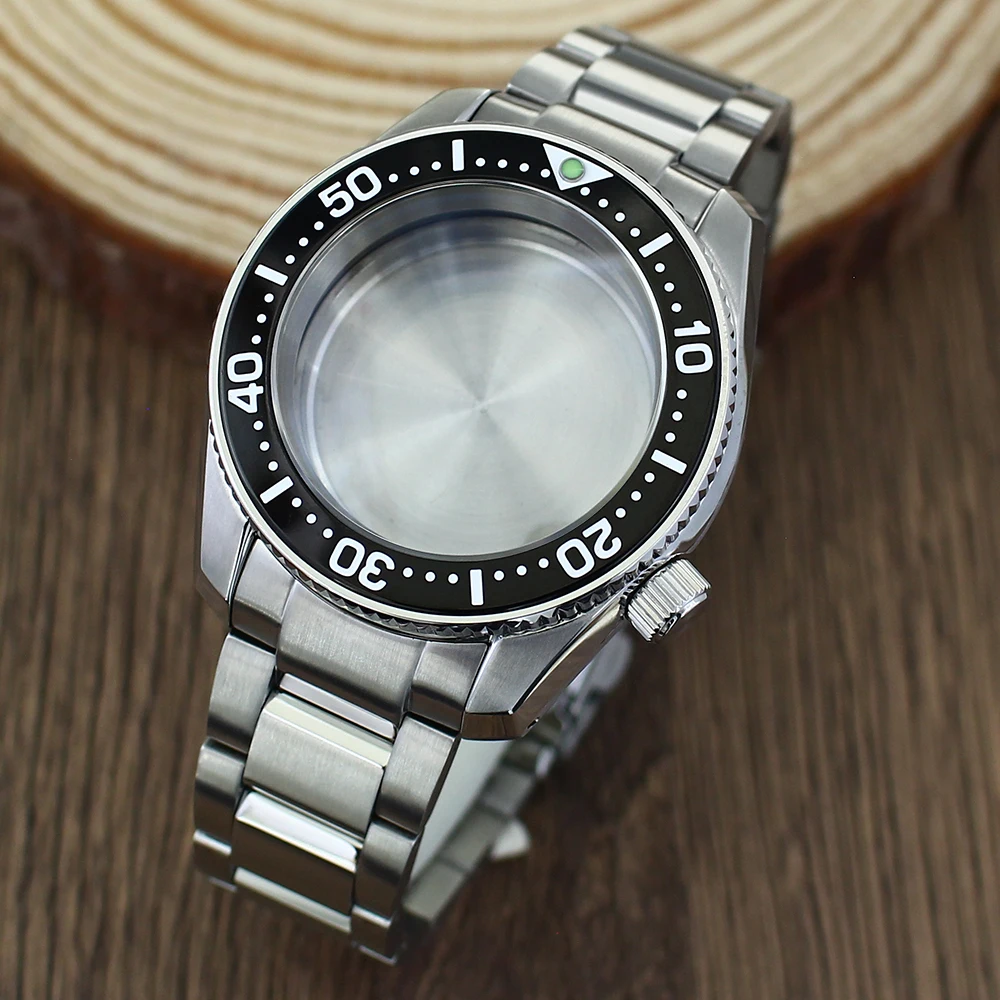 42mm SKX PROSPEX SPB385J1 Mod Watch Case accessories Stainless Steel Sapphire Crystal Glass For Seiko NH34 NH35 NH36 38 Movt DIY