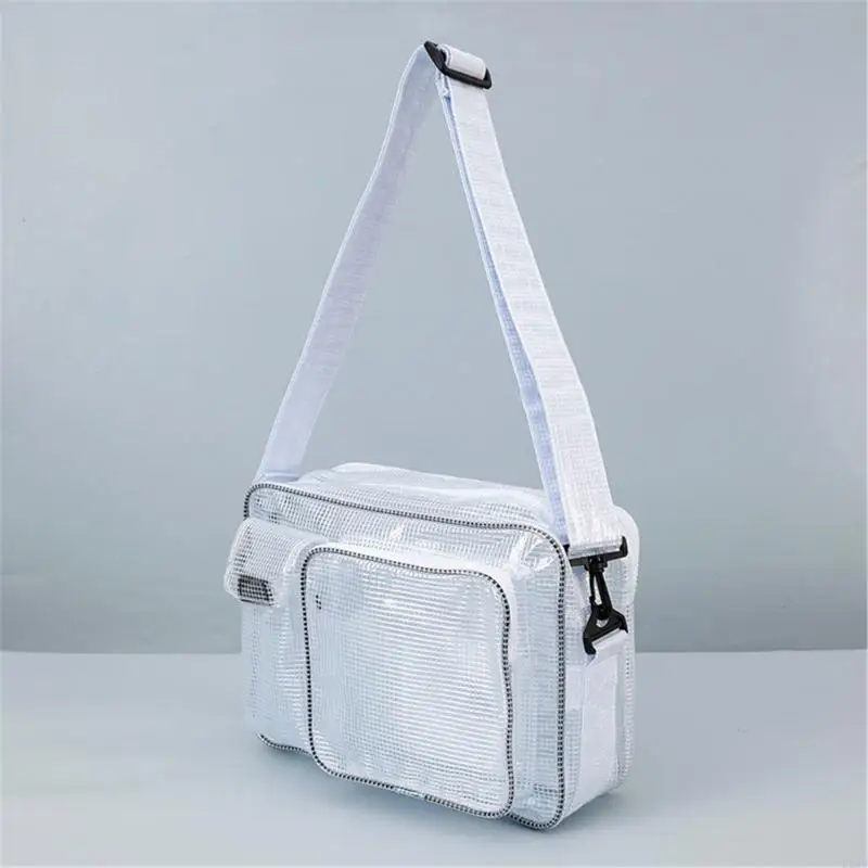 Clear Crossbody Bag for Engineers Efficiently Store and Carry Computer Equipment