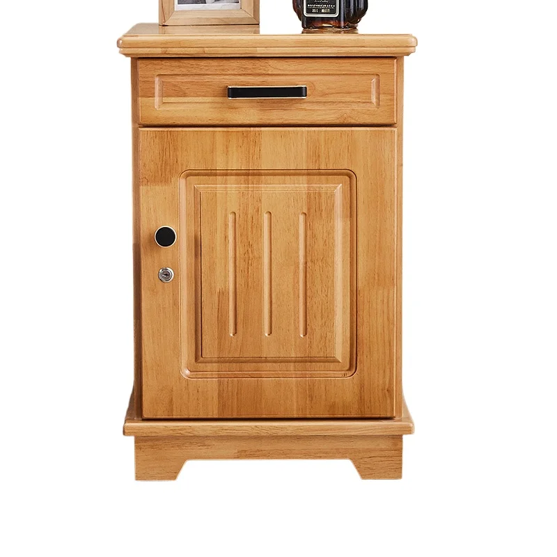 

Прикроватная тумбочка из массива дерева, сейф, встроенный пароль от отпечатков пальцев, безопасный офисный мобильный телефон, интеллектуальное управление