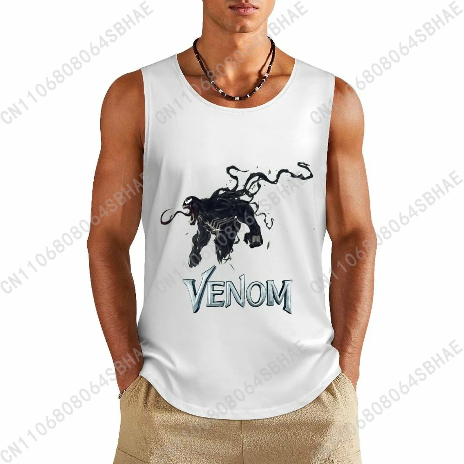 

Marvel Venom Custom Pattern Mens Cotton Tank Top Cotton Sleeveless Shirt Men Undershirt Personalized Gifts Cosplay