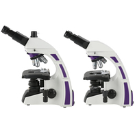 40X-1000X Binocular/Trinocular Biological Microscope WF10X/22mm Eyepieces Plan Achromat Objective Lens For Lab Detection