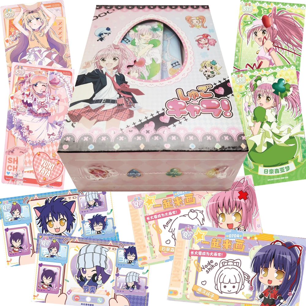 

Коллекционные карточки Shugo Chara: Хинамори Аму, Хотори Тадасе – модные аниме-карточки с персонажами, подарки для друзей