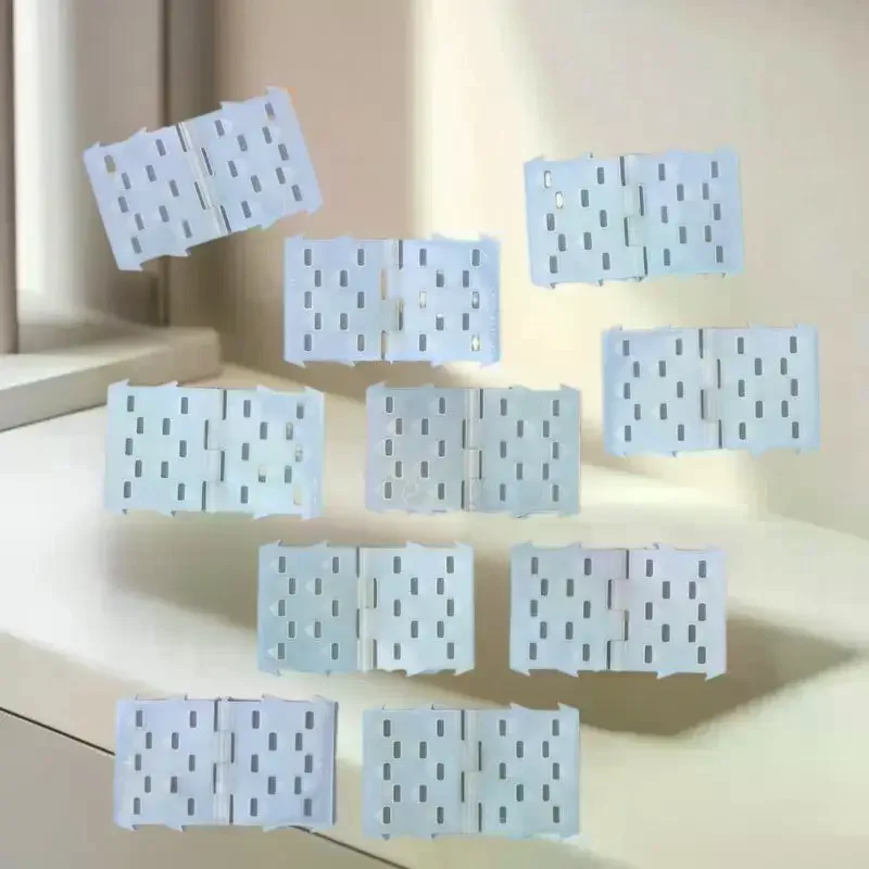 Dobradiças fixadas de plástico duráveis para asas/caudas de avião modelo RC: conjunto de 10