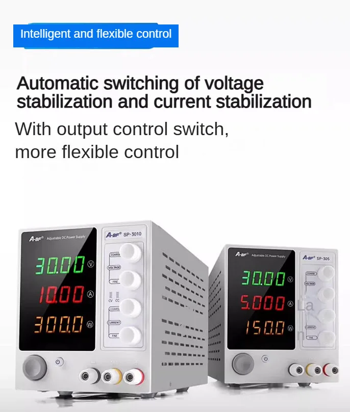A-BF Gelijkstroom Verstelbare Geregelde Voeding Schakelende Voeding Hoge Precisie Onderhoudsvoeding 30V/60V/5/10a