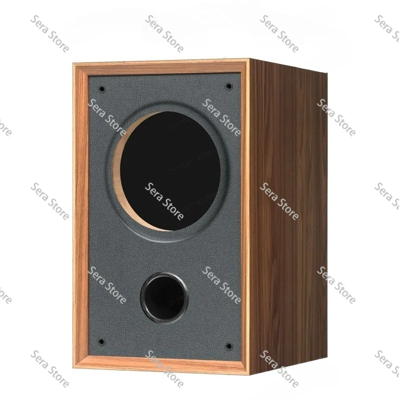 E8Q 8 Inch DIY Wooden Speaker Box, Full-Range HiFi Passive Audio Shell for Custom Sound System