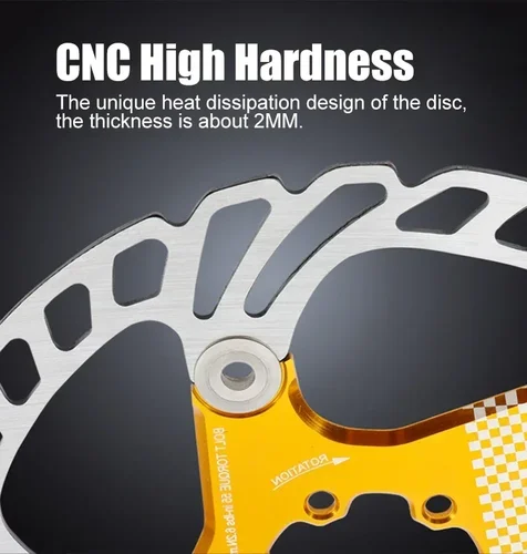 Imagen 2 del producto IIIPRO bicicleta disco 203 140 160 180 mm 6 agujeros rotores de freno de disco con tornillo de rotor adecuado para freno de disco hidráulico Shimano