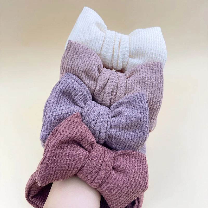 

2pcs Baby Girl Bow Headband for Children Newborn Baby Turbans for Babies Big Bowknot Headbands Infant Baby Hair Accessories