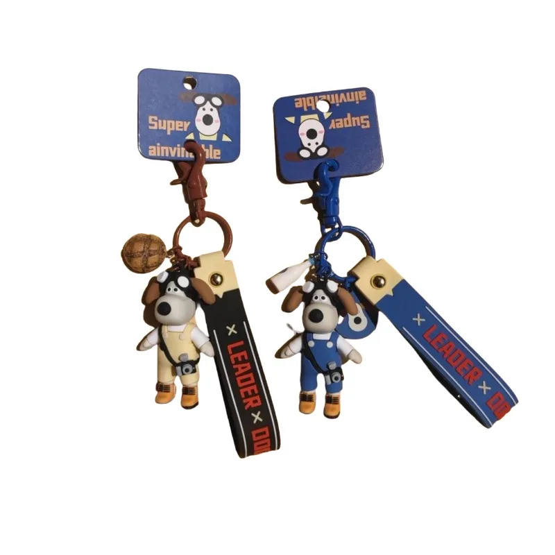 

Gromit animation peripheral creative silicone doll school bag pendant decoration simple and fashionable key chain couple pendant