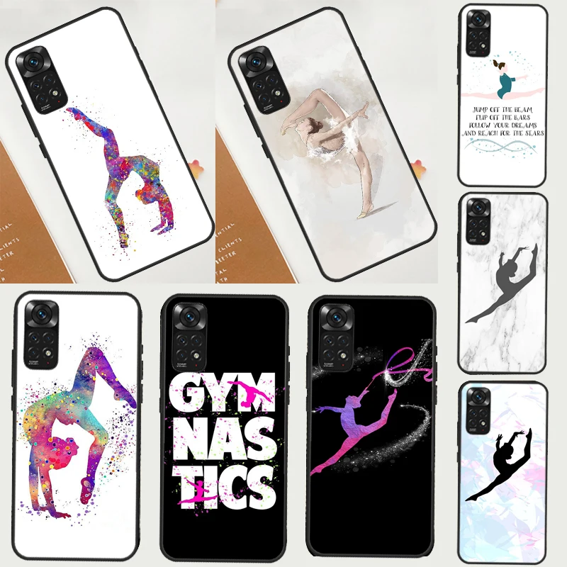 Love Gymnastics Phone Case For Xiaomi Redmi Note 12 8 9 10 11 Pro 8T 9S 10S 11S 12S 10A 9C 10C 12C Cover