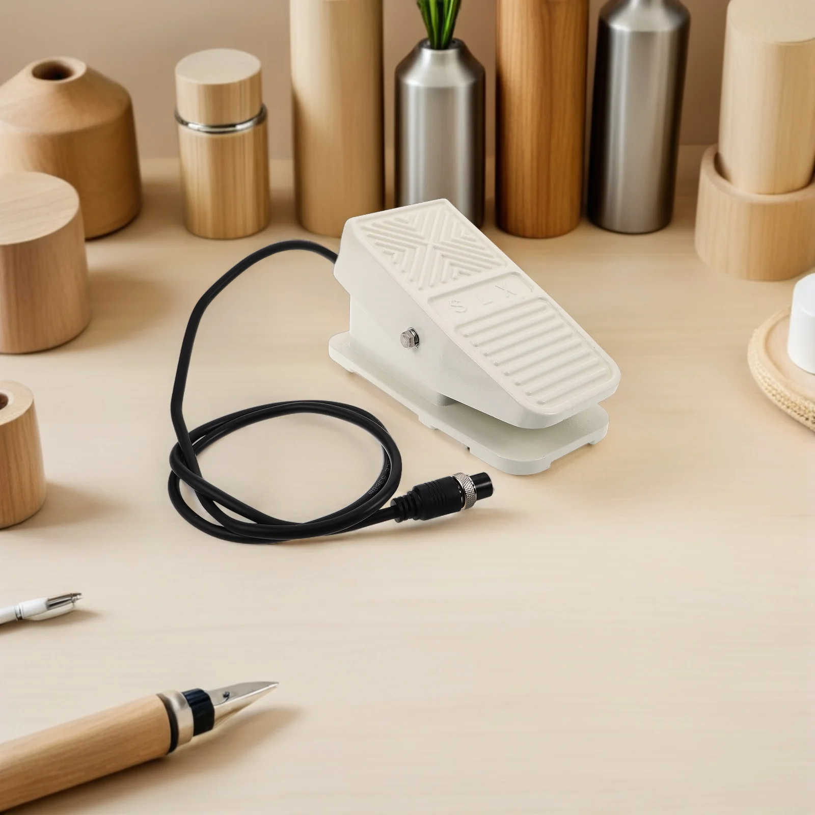 Pottery Wheel Foot Pedal Aluminum Alloy Speed Controller Replacement Foot Switch Ceramic Forming Machine Repair Pottery Machine