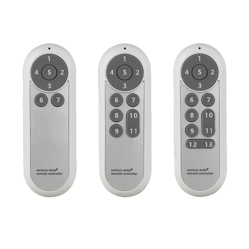 

433MHz 7/11/13keys Remote Control Multifunctional Universal RF Industial control Switch Garage Door Equipment Opener