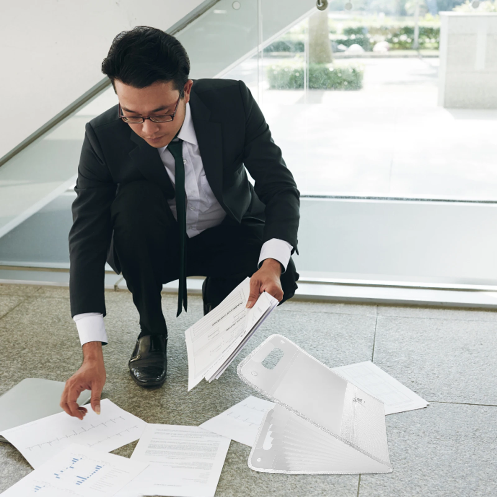 

Папка для файлов-аккордеона, многослойный портативный органайзер для документов большой емкости, офисное хранилище бумаги, расширяющаяся папка для файлов