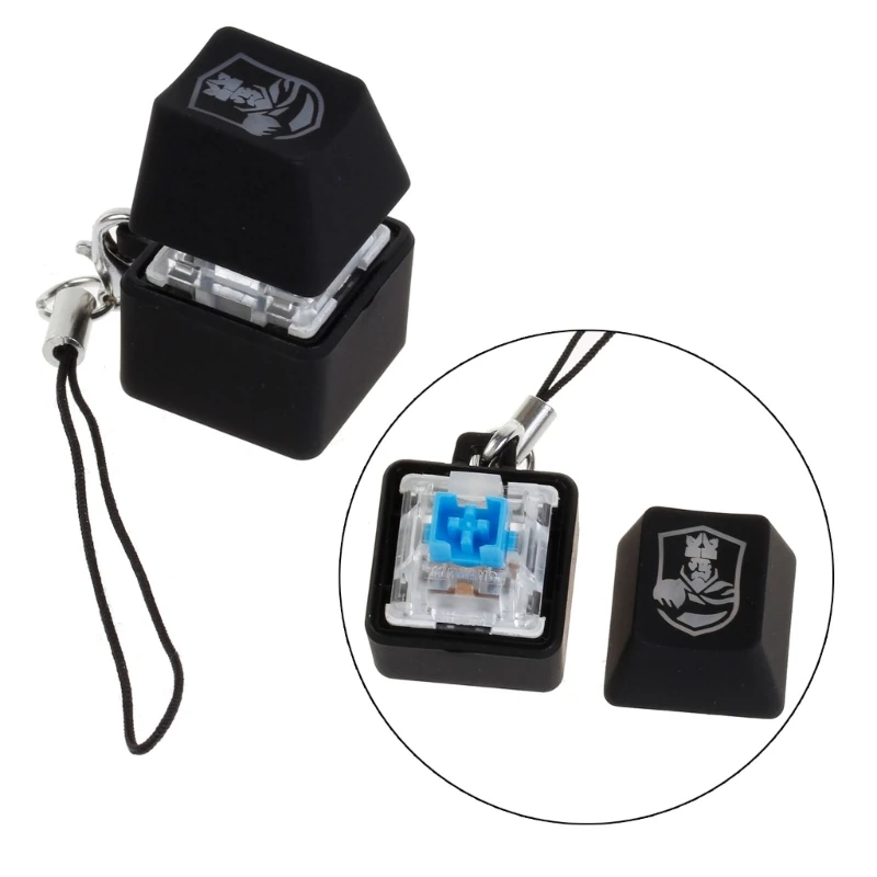 LED RGB Retroiluminado Mecânico Teclado Interruptor Chaveiro Tester