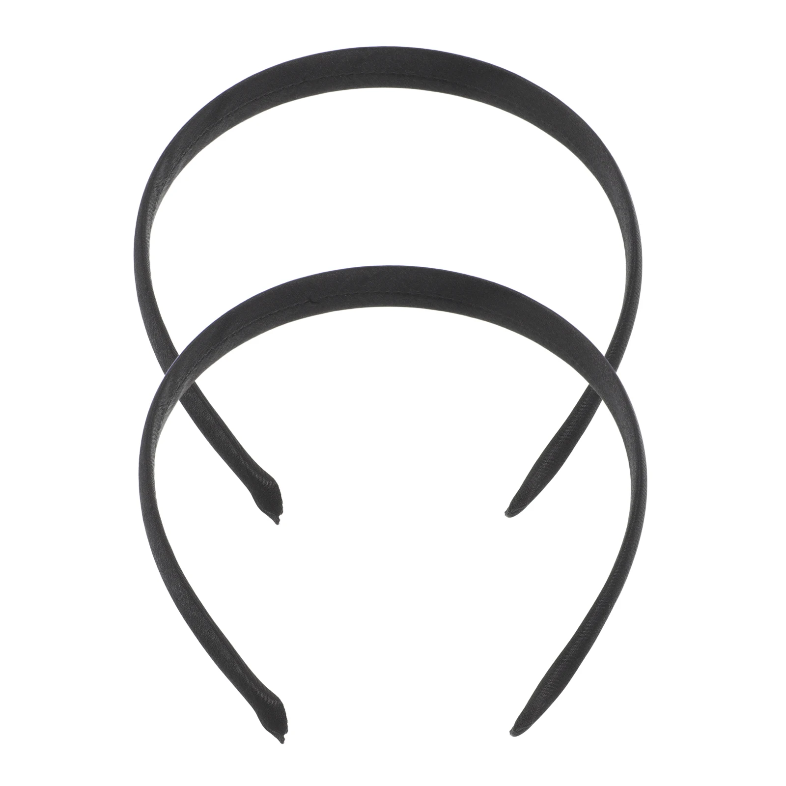 

2 Pcs Vintage Headband Black Headbands for Women Girl Thin Thick Hair Hoop Fabric