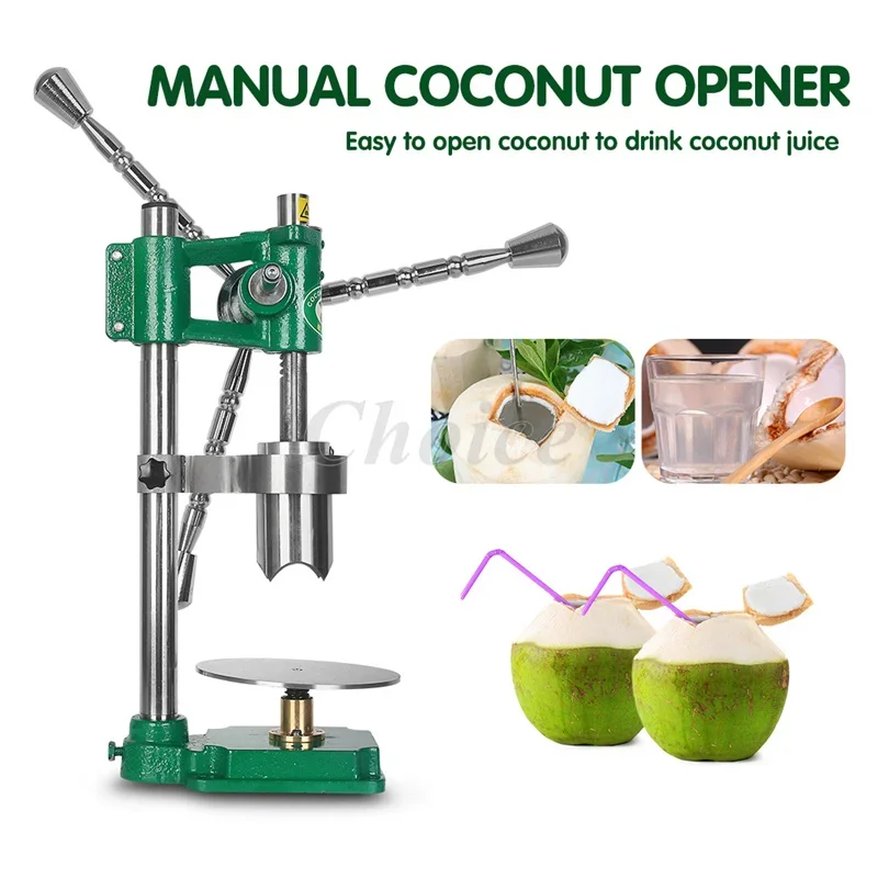 Tender Coconut Opening Machine Young Coconut Capping Machine Manual Green Coconut Drilling Opener Machine