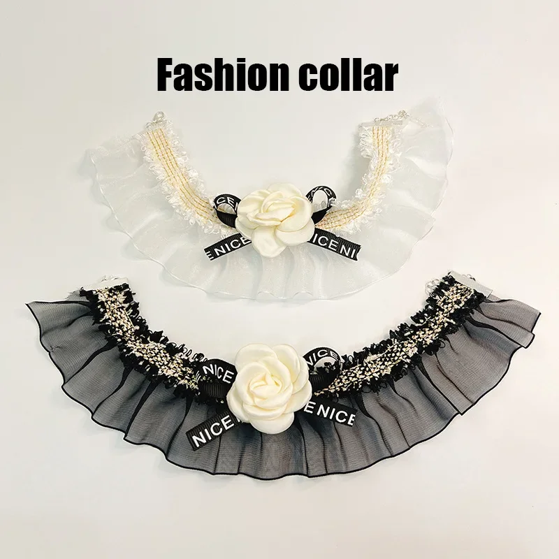 

Dog Collar Cute Lace Bow Pet Dog Cat Collar Adjustable Cat Necklace Jewelry Sweet Neck Decorative Pet Accessories Pet Supplies