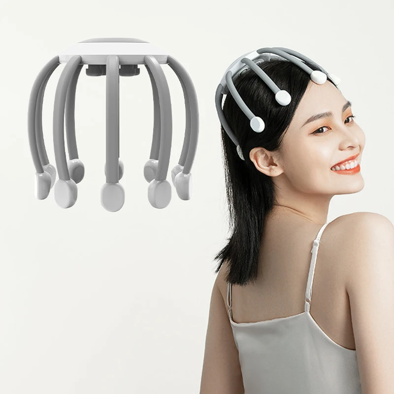 

Electric Scalp Massager Portable Head Scratcher With Tissue Kneading Stress Relief Smart Head Massager For Men Women Portable