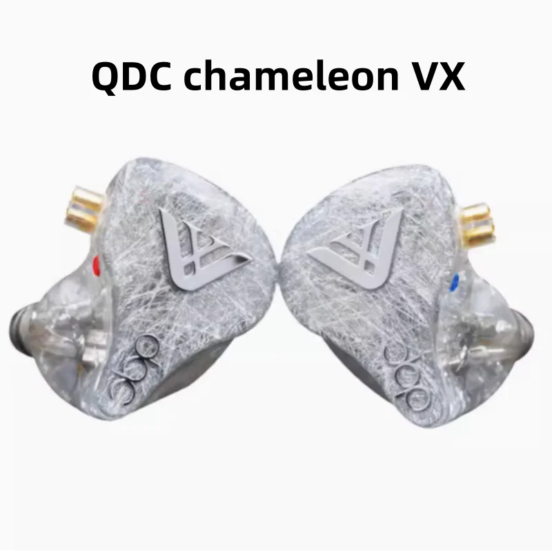 

QDC chameleon VX earphones in ear hifi wired fever stage monitoring custom earbuds with ear feedback iron V10