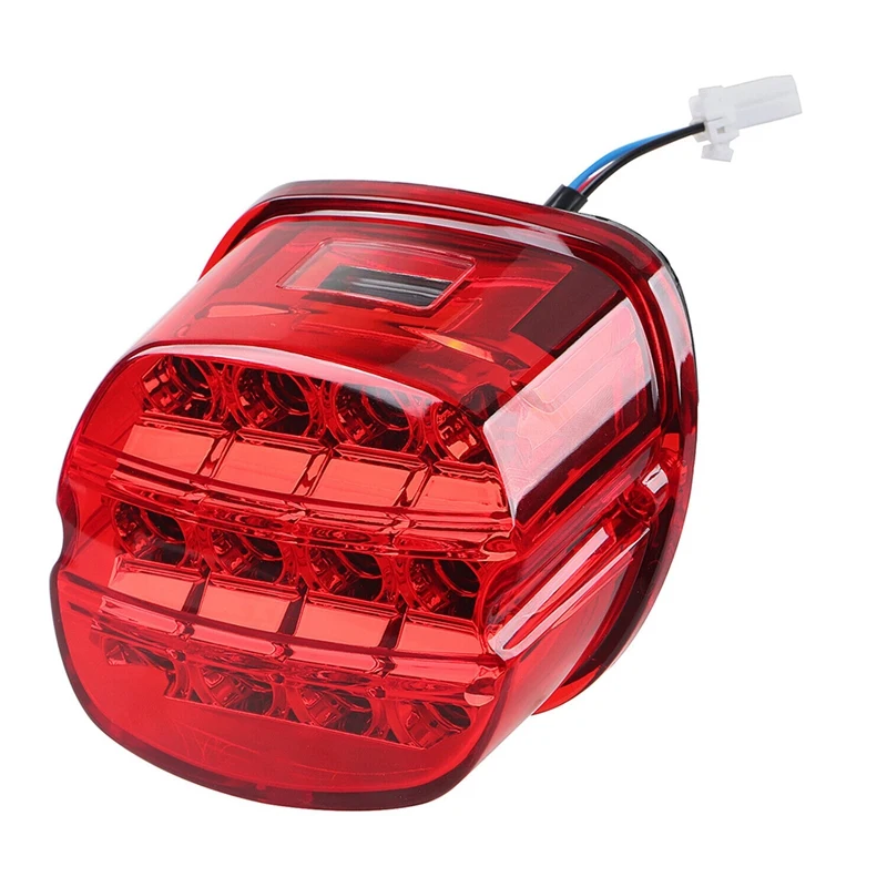 Red Lens LED Brake Tail Light Parts Accessories For  Electra Glide Fatboy Ultra Limited Dyna