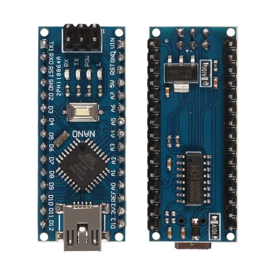 For Nano V3.0 Micro Controller Module ATmega328P Module Nano Board CH340 USB Cable Compatible with Arduino Nano V3.0