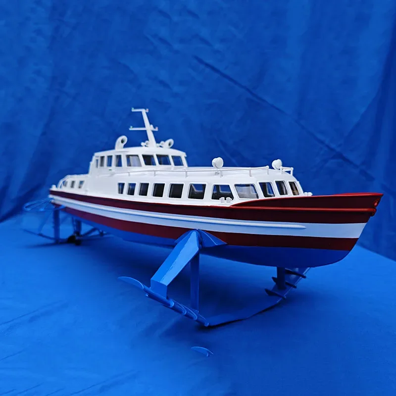1/30 RC Finished Boat PT20 Hydrofoil Boat Model Kit DIY Hand-Assembled Boat Model Toy Gift Remote Control Yacht Model