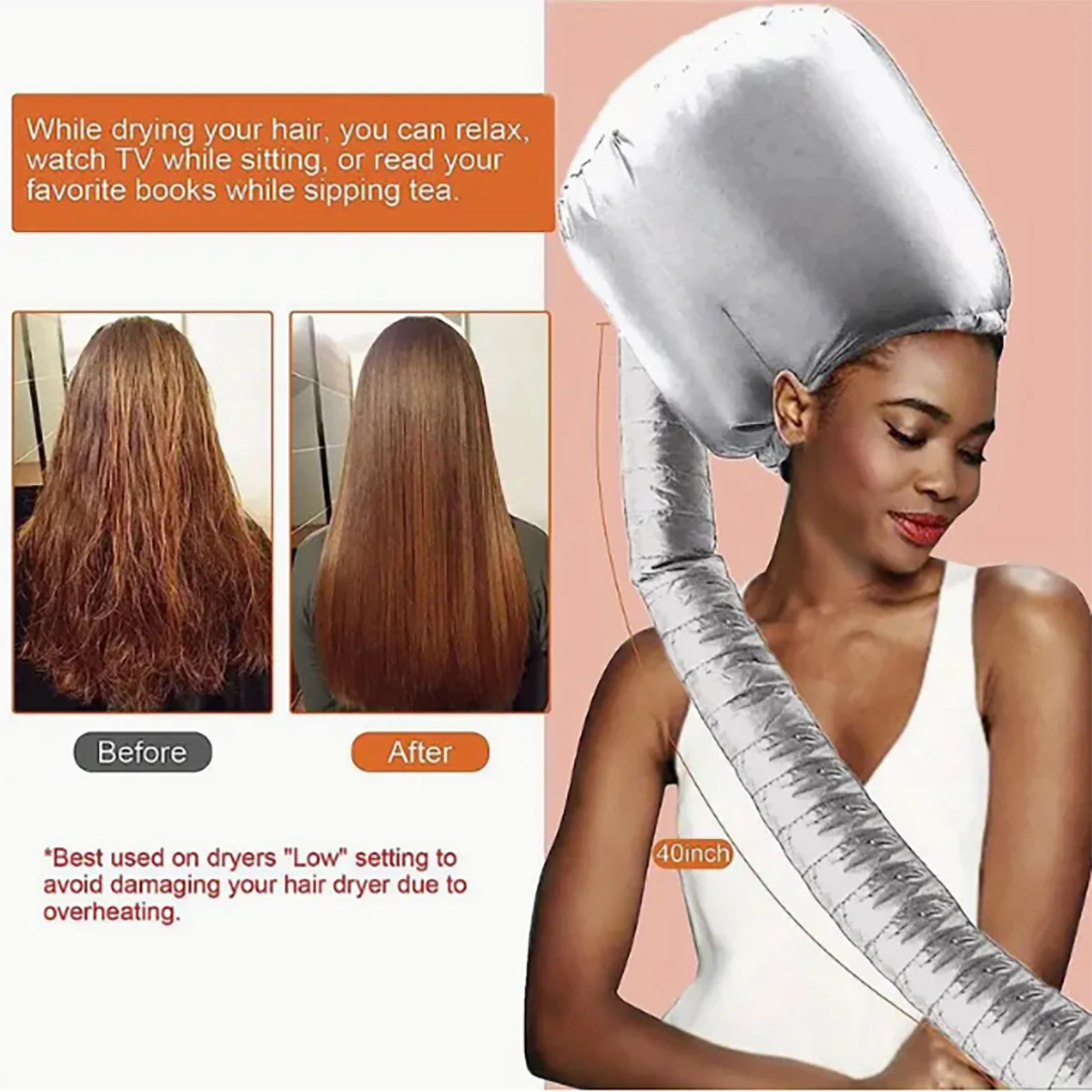 

1pcQuick-drying hair wrapping cap can quickly dry hair without heating-light weight, good water absorption, suitable for women.