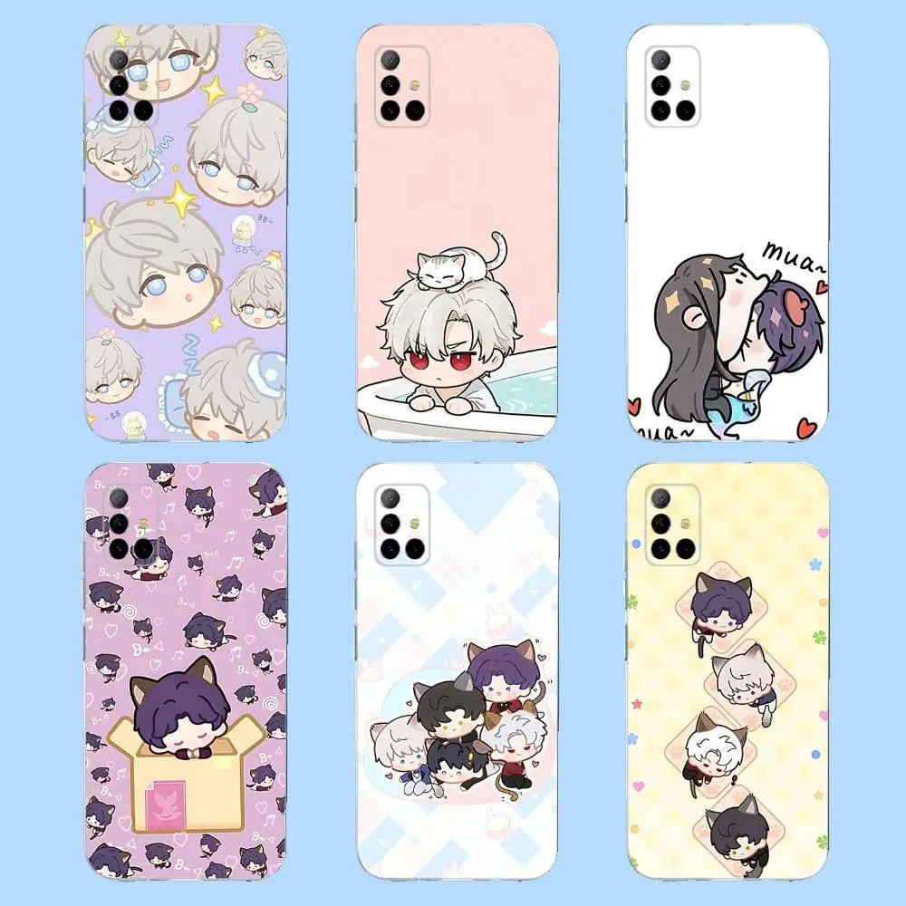 

L-Love and Deepspace Phone Case For Samsung S 23,22,10,9,8 A 71,52,51,30,21S,12 PIus,E,Lite Note20 Ultra Clear Soft