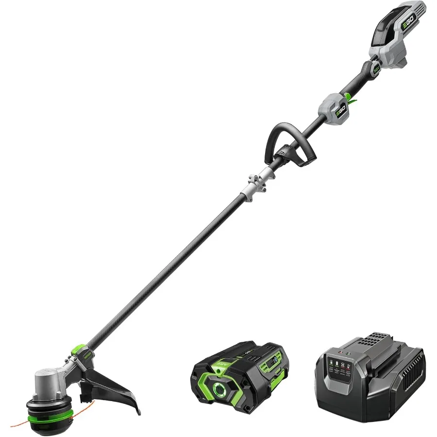 

String Trimmer Battery Powered 15 Trimmer for Weeds and Grass with POWERLOAD Includes 56V 4.0Ah Battery and Charger ST1523S