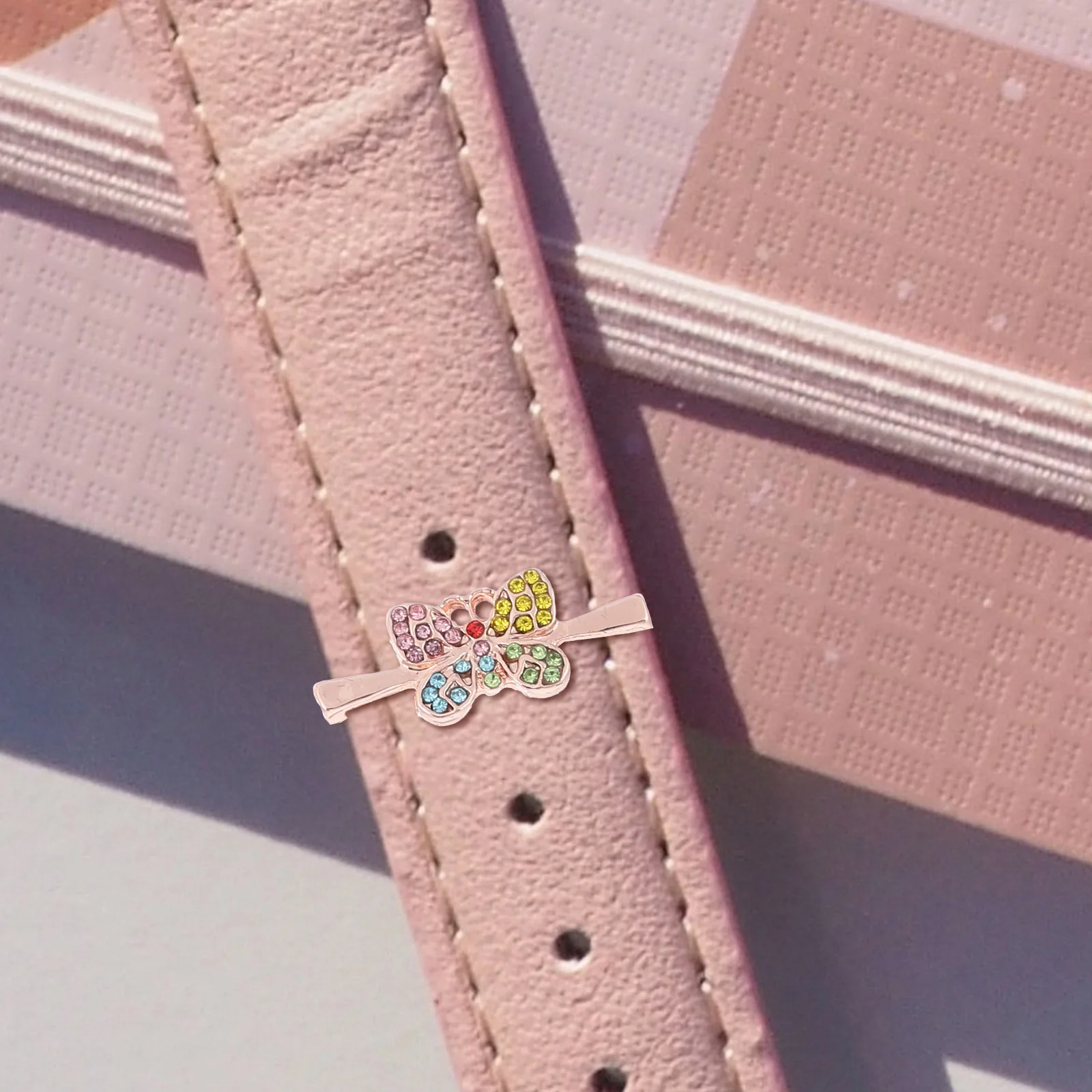 

4 шт., силиконовый блестящий ремешок для часов, металлические декоративные кольца, модный ремешок для часов, аксессуары, ремешок для часов, подвесной ремешок для часов, орнамент