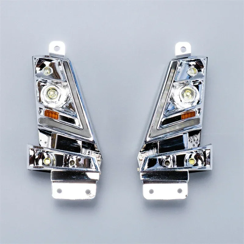 

1Pair LED PRO Headlight Module Accessories for 1/14 Tamiya RC Truck Trailer Volvo FH16 XL750 56375 56362# #56360 Car DIY Parts