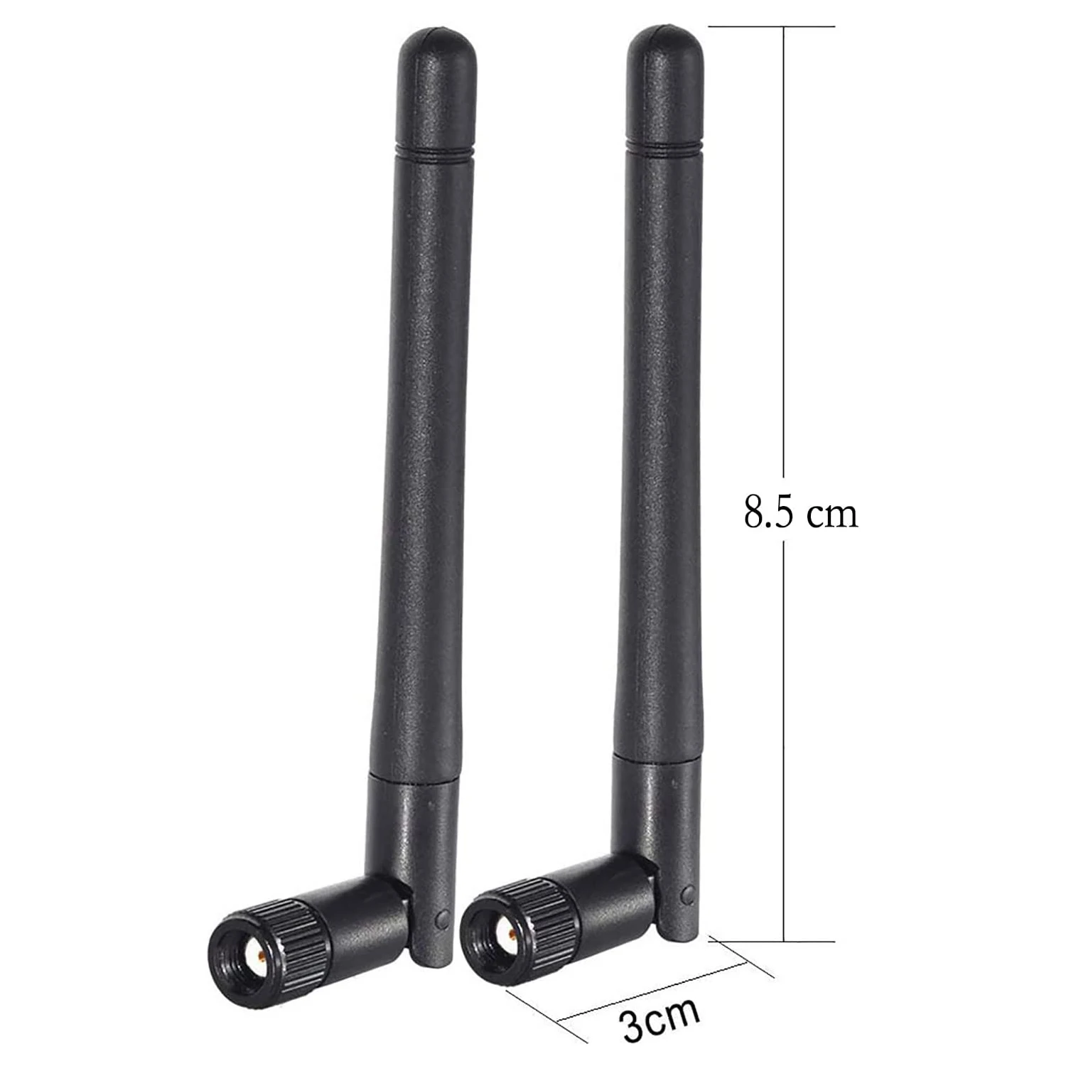 Dual Band WiFi 2.4GHz 5GHz 5.8GHz 3dBi MIMO RP-SMA Male Antenna for WiFi Router Wireless Network Card USB Adapter Security IP