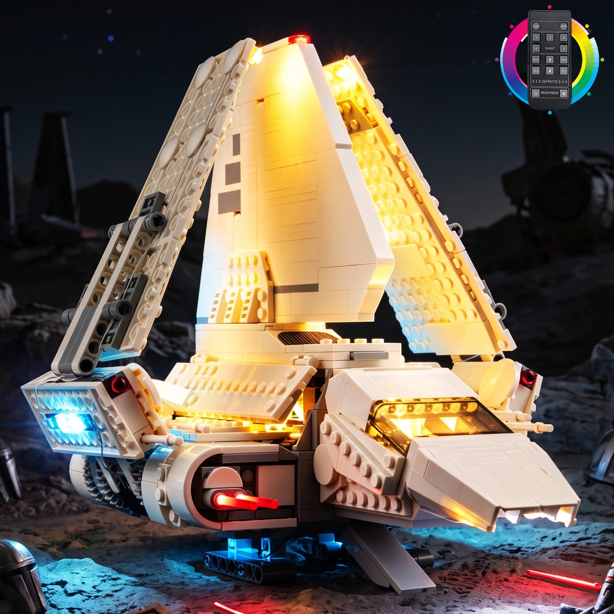 Easylite Led Light Set Suitable for Lego Imperial Lambda-Class Shuttle 75459 (No Model)
