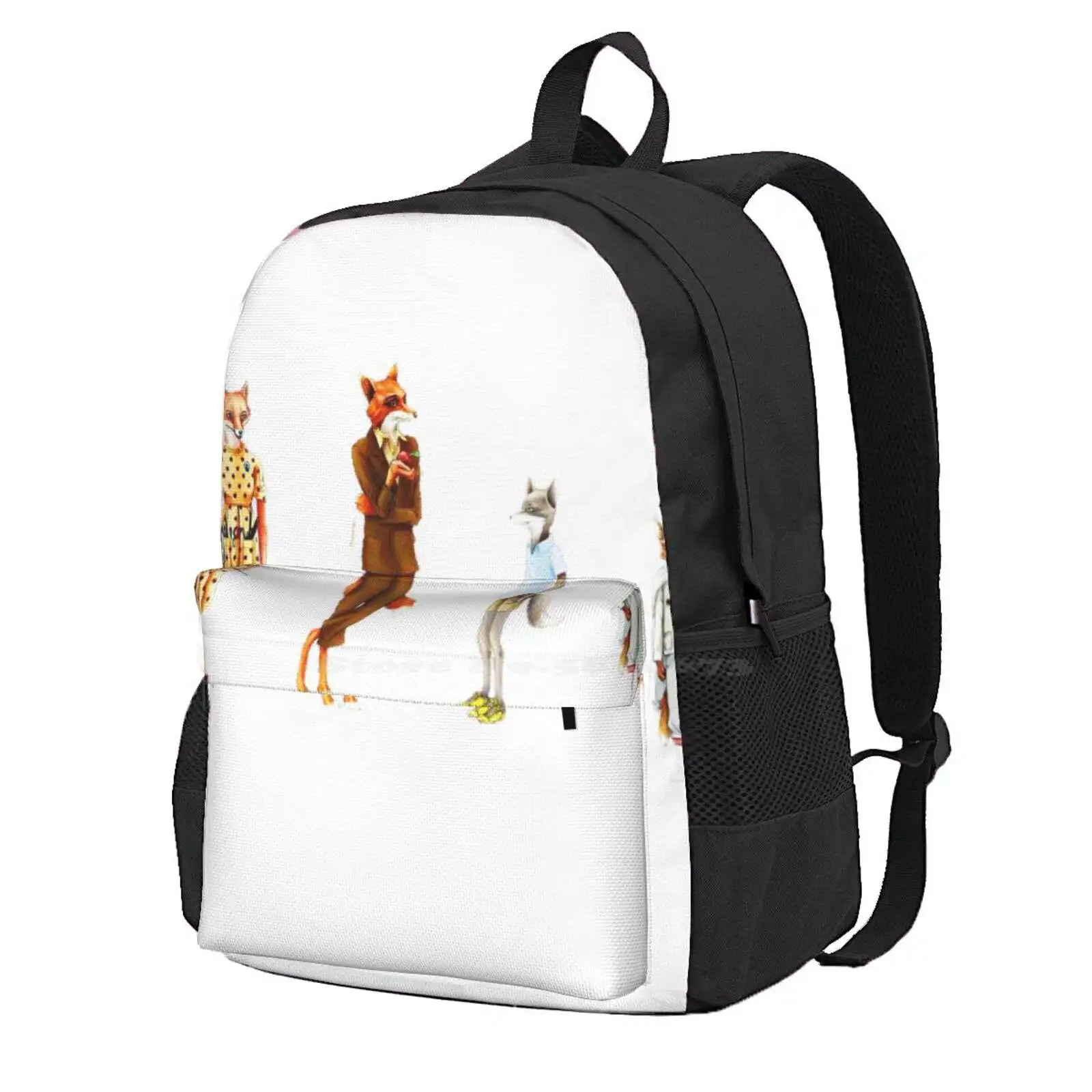 

Fantastic Mr Fox Stickers Hot Sale Schoolbag Backpack Fashion Bags Wes Anderson Roald Dahl Film Ash Fox Fantastic Mr Fox Wolf