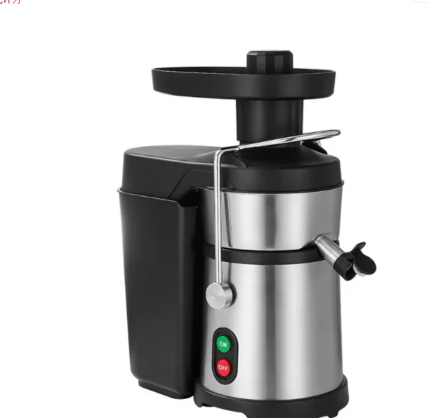 Moseener Electric Stainless Steel Big Mouth Slow Cold Press Commercial Automatic Pulp Ejection Juice Extractor