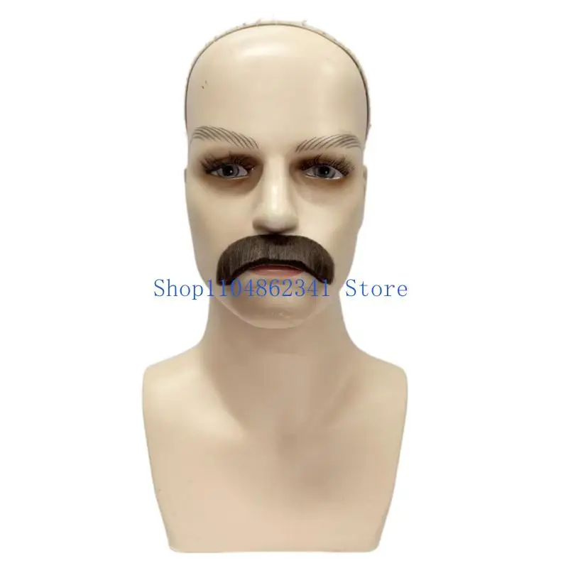 5asd Romanzo Baffi Finti, Forniture per Feste con Baffi, Baffi con Barba Finta Autoadesivi per Feste in Maschera e Spettacoli