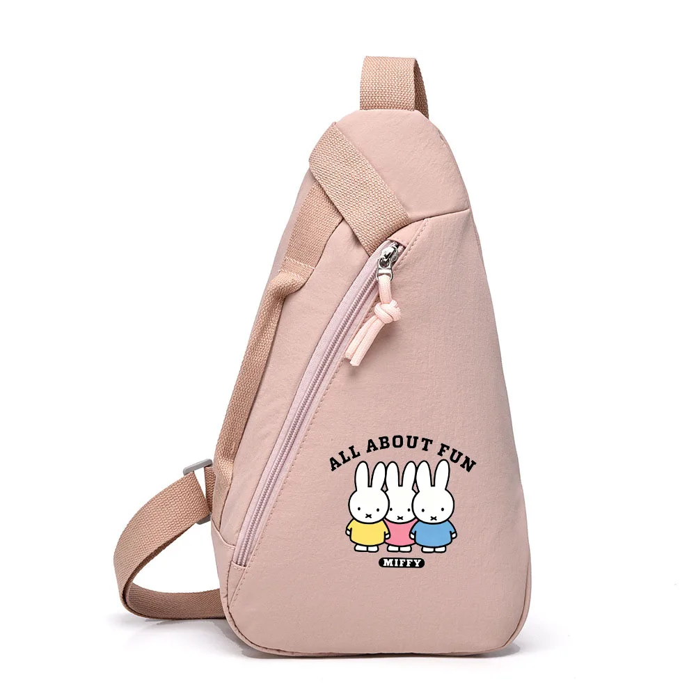 

Miffy Crossbody Bag Cute Cartoon Creative Simple Multi Style Waterproof Large Capacity Versatile Casual Mobile Waist Bag Gift