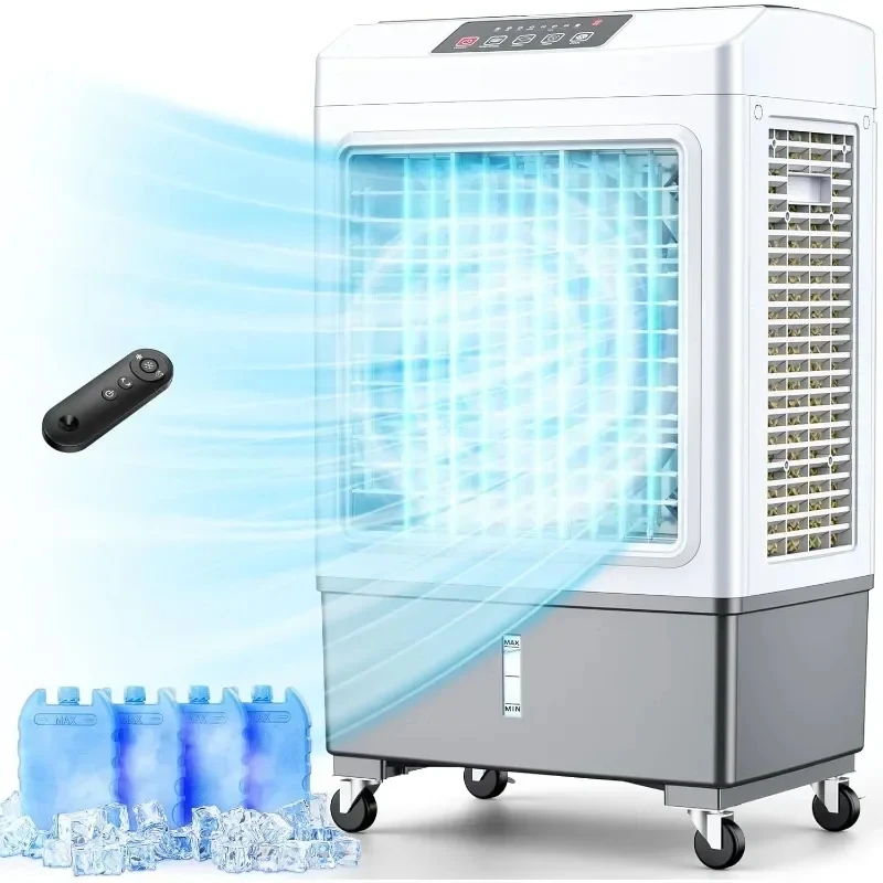 

Swamp Cooler Air Conditioner Smart Timer Auto Shutoff Remote Control Wider Oscillation Evaporative Air Cooler