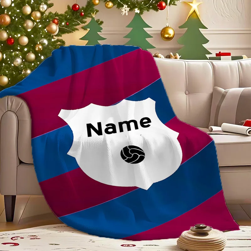 Customize Barcelona 2 Blankets Customized Blankets Available in All Seasons Holiday Decorations Soft and Comfortable Suitable fo