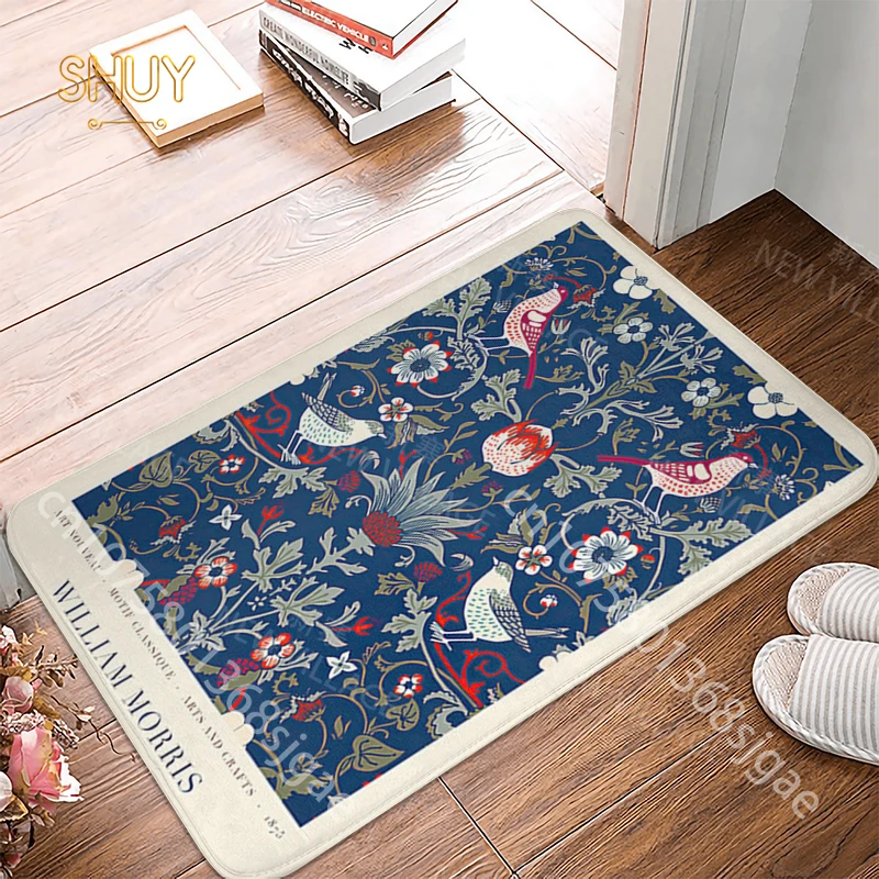 2 Styles Luxury Boho Rug Flower Print Bathroom Mat Non-slip Living Room Doormat Bath Soft Foot Mats Kitchen Washable Small Rugs