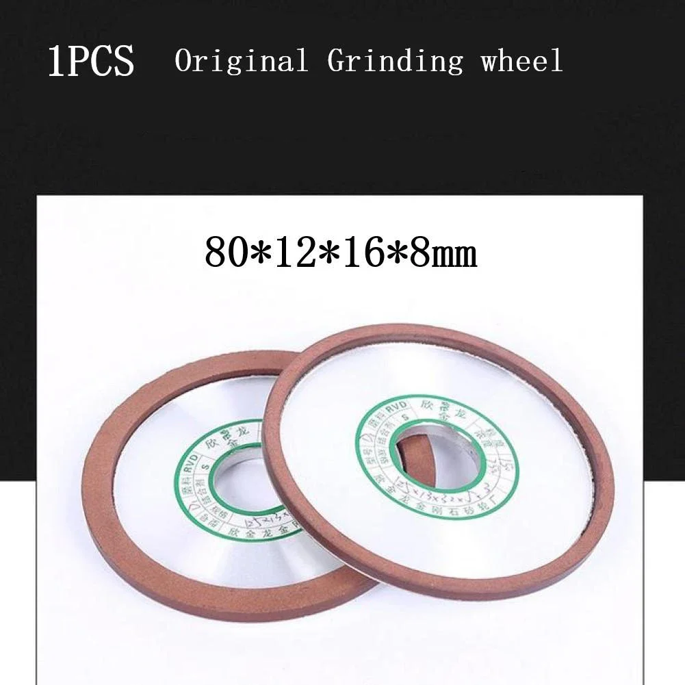 Rueda de molienda Ueseful, hoja de sierra de carburo, rueda de molienda de resina, reemplazo de alta dureza, 1x80x12x16x8mm, nuevo