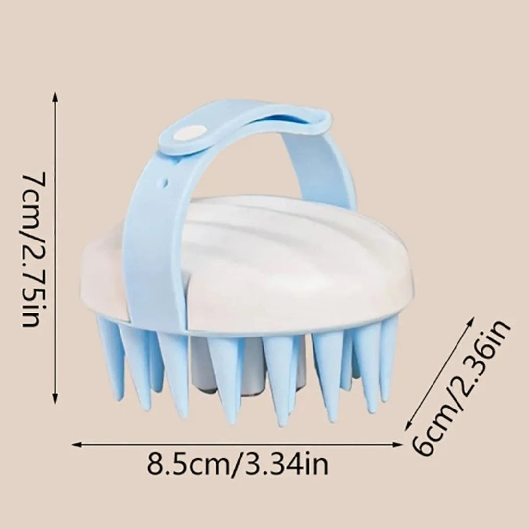 Silikon Kopfhaut Massage Shampoo Pinsel Kopf Kopfhaut Kamm Mit Massage Ball Bad Pinsel Für Schuppen Entfernung Salon Friseur Werkzeuge